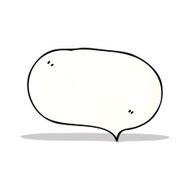 cartoon speech bubble comic book design element