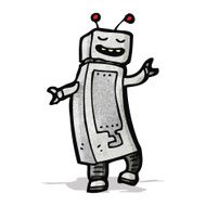 Cartoon Robot N58