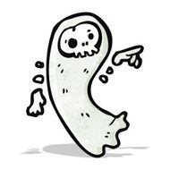 floating ghost cartoon N3