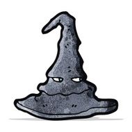 cartoon magic witch's hat N2