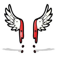 Cartoon Angel Wings N7