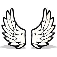 Cartoon Angel Wings N8