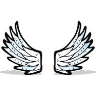 Cartoon Angel Wings N10