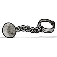 Cartoon Ball And Chain N2
