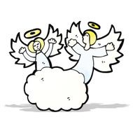 cartoon angels in heaven N2