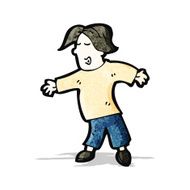cartoon dancing man N16