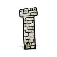cartoon medieval tower