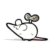 cartoon clockwork mouse N6