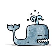 Cartoon Whale N27