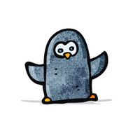 cartoon little penguin N4