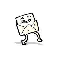 letter cartoon character N9