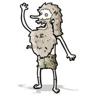 cartoon ship wrecked hermit man N2