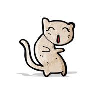 cartoon singing cat