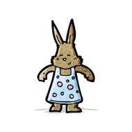 cartoon cute little rabbit