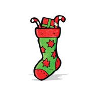 christmas stocking cartoon character N2