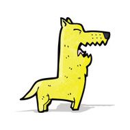 cartoon barking dog