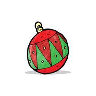Cartoon Christmas Bauble N16