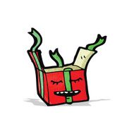 christmas present cartoon character