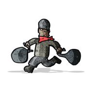 Cartoon Bank Robber N9