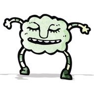 cartoon gas cloud creature
