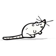 cartoon white mouse N2