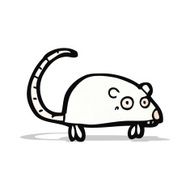 cartoon white mouse N4