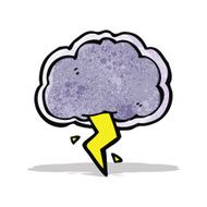 thundercloud cartoon symbol