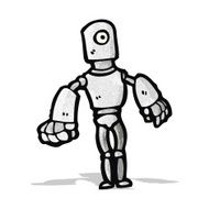 Cartoon Robot N66