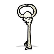 Cartoon Skeleton Key N5