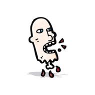 cartoon severed head N3