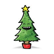 Cartoon Christmas Tree N36