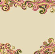 border with abstract hand-drawn pattern N5