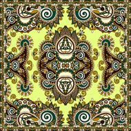 Traditional ornamental floral paisley bandanna N145