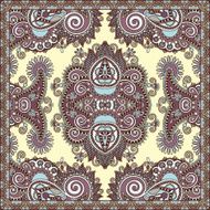 Traditional ornamental floral paisley bandanna N148