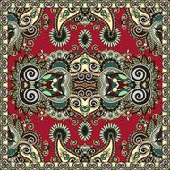 Traditional ornamental floral paisley bandanna N153