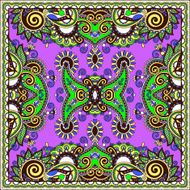 Traditional ornamental floral paisley bandanna N155