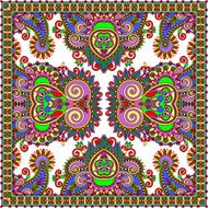 Traditional ornamental floral paisley bandanna N162