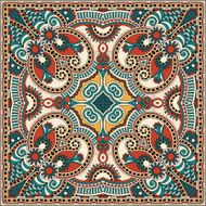 Traditional ornamental floral paisley bandanna N165