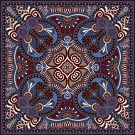 Traditional ornamental floral paisley bandanna N167