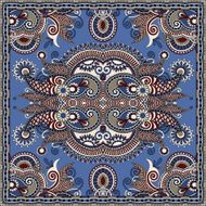 Traditional ornamental floral paisley bandanna N173