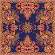 Traditional ornamental floral paisley bandanna N188