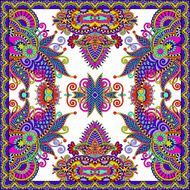 Traditional ornamental floral paisley bandanna N192