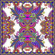 Traditional ornamental floral paisley bandanna N198