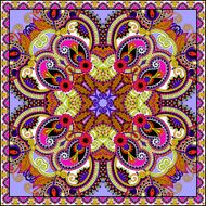 Traditional ornamental floral paisley bandanna N200