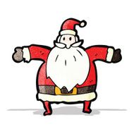 Cartoon Santa Claus N125
