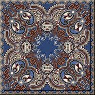 Traditional ornamental floral paisley bandanna N202