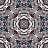 Traditional ornamental floral paisley bandanna N208