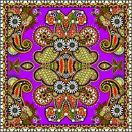 Traditional ornamental floral paisley bandanna N237