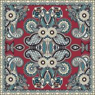 Traditional ornamental floral paisley bandanna N240