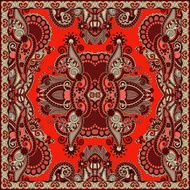 Traditional ornamental floral paisley bandanna N252